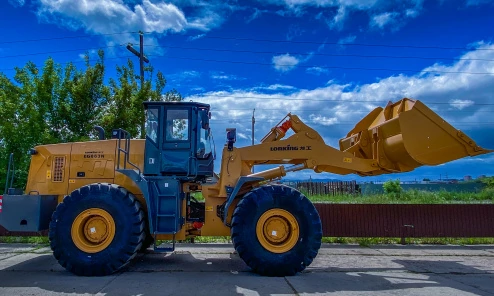 Фронтальный погрузчик Lonking LG863N, 2 гидролинии (скальный ковш)